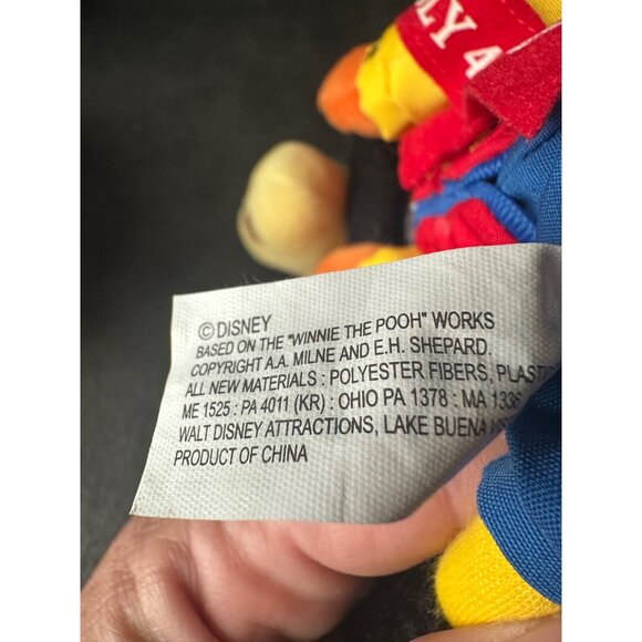 2000 4th Of July Tigger Bean Bag Plush Disney World Collectible 8" y2k - Picture 7 of 7